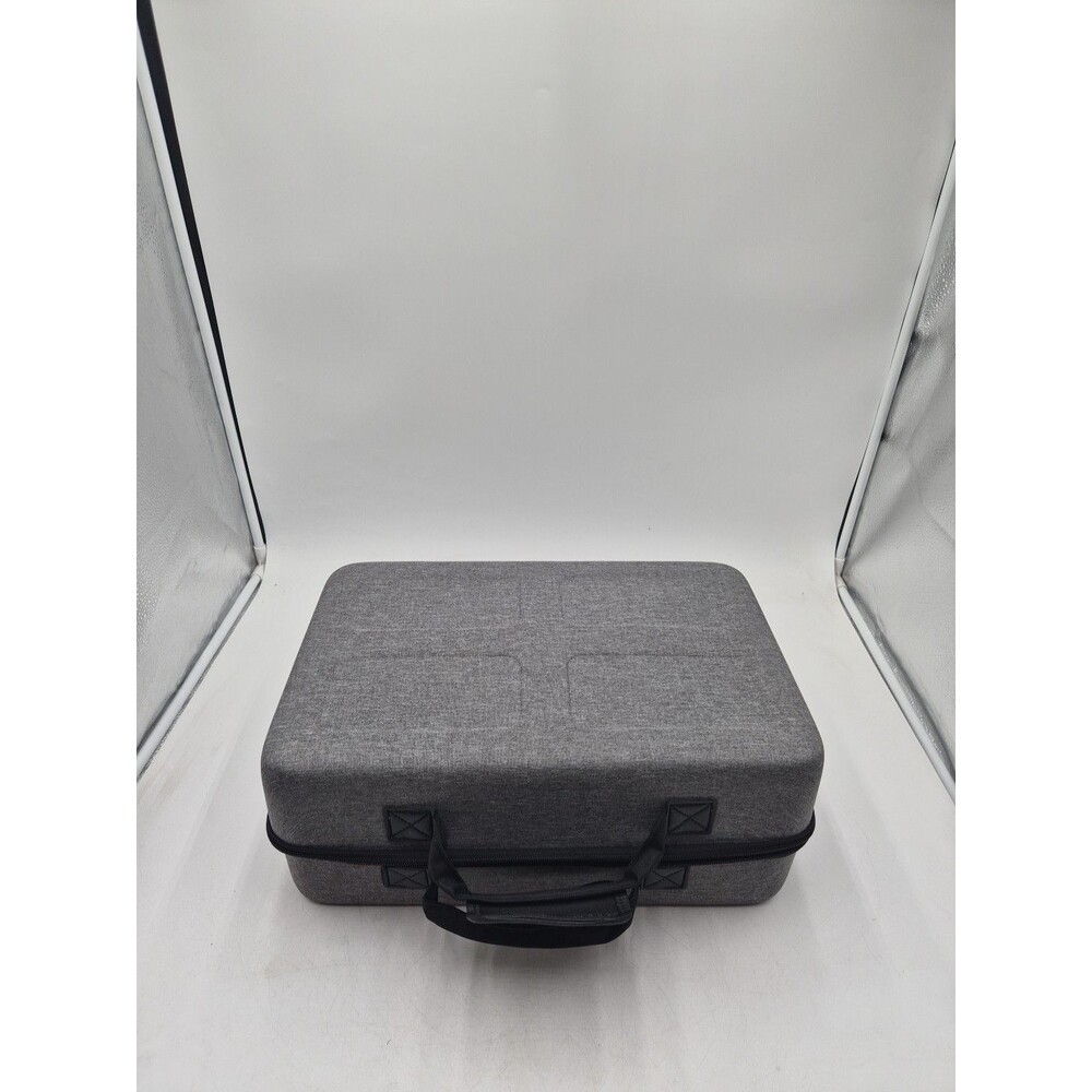 Hard Shell Carrying Case for PS5, PS5 Pro, 16" x 11" x 7", Light Grey New